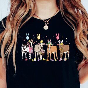 Easter Cow Shirt, Heifer Easter Day Shirt, Happy Easter Shirt
